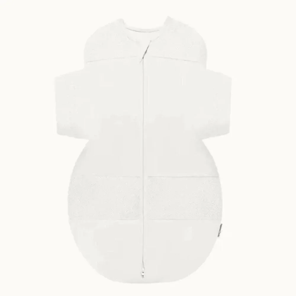 Happiest Baby 100% Organic SNOO Sleep Sack Size Med (12-18 Lbs) Ivory/Off White